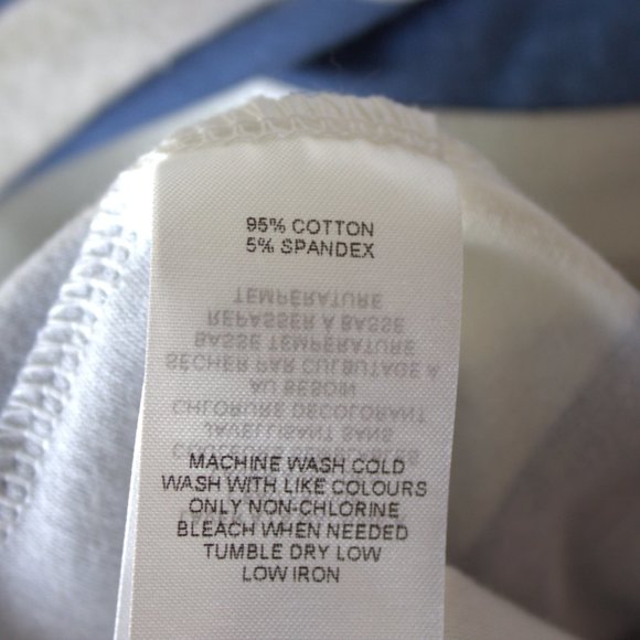 NEW | Joe Fresh | Blue & Whi Striped Cami | Built-in Bra | Hot Pink Straps | S/P - Picture 8 of 8